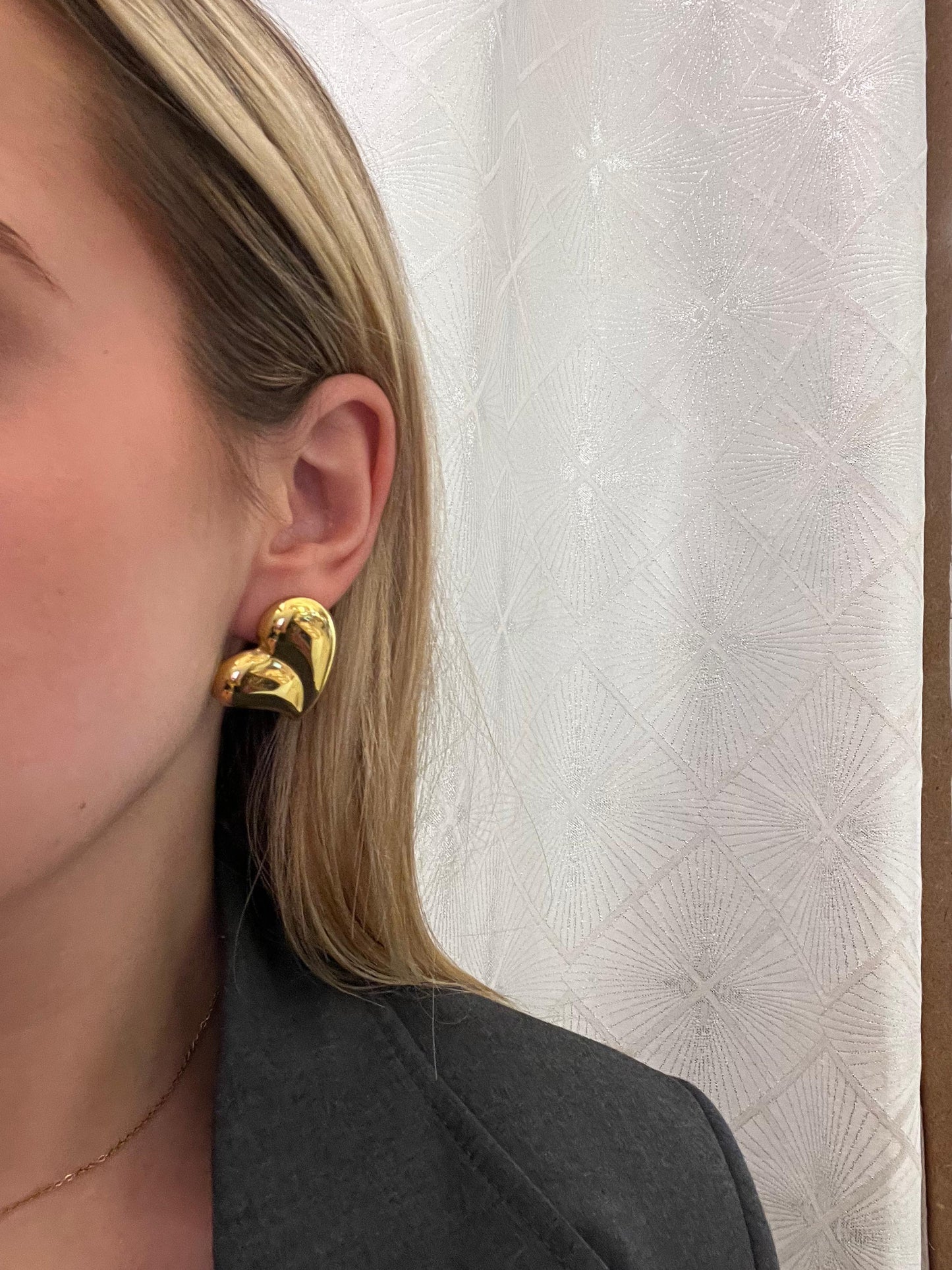 Boucles d'oreilles Coeur ESTELLE